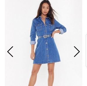 Denim dress Nasty Gal